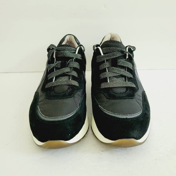 NEW Munro Piper Sneaker Suede Low Top Glitter Lace Up Arch Support Size 9.5 - Picture 3 of 7